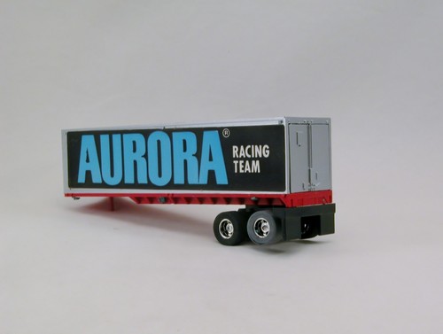 Rare AFX Aurora Magnatraction remorque circuit routier/trailer Ho Slot cars New - Imagen 2 de 3