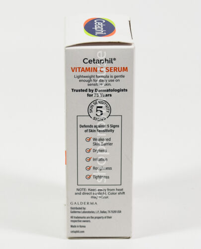 Cetaphil VITAMIN C SERUM 1oz Niacinamide ~ All Skin Type ~ Fragrance Free - Picture 2 of 3