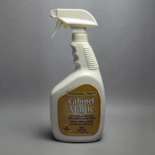 Cabinet Magic Wood Cleaner Polish Professional Strength Non-Aerosol 32oz 95%FULL
