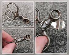 Miniature Vintage Cigar Scissors 2.3in Pocket Tobacciana Collectable Tool