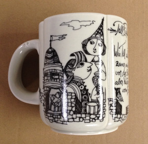 Harry Potter - Ensemble de tasses Blasons des Maisons