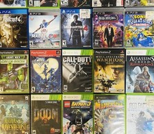 Lotto 30 videogiochi CASUALI: XBOX 360, XBOX ONE, PS1,PS2,PS3,PS4,Wii, ecc *NON TESTATI