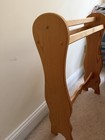 Wooden Freestanding 2-Bar Quilt & Blanket Stand Rack Holder Hanger (PICKUP ONLY) — photo 2