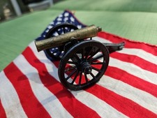 Penncraft Civil War Cannon 2" Napoleon 12-Pounder Light Gun Cast Iron Brass Mini