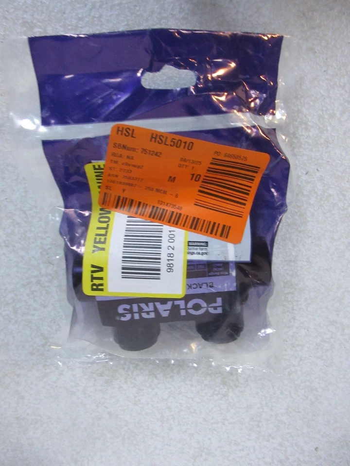 Polaris 250 MCM - 6 AWG Bagged Insulated In-Line Splice, Black - Image 2 of 3