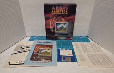 Amiga Aegis Animator Paint System Commodore Metamorphic Animation Software RARE