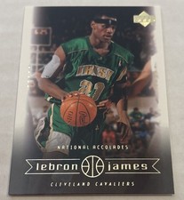Lebron James 2003-04 Upper Deck Boxed Set National Accolades Rookie Rc Card 3 Lebron James 2003-04 Upper Deck Boxed Set National Accolades Rookie Rc Card 3