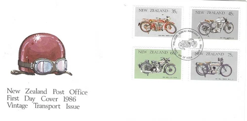 New Zealand Comm/First Day Covers - Vintage Transport - 1986 (NZ328)