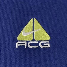 Nike ACG Therma-FIT Fleece Pullover Hoodie Blue - Size XL - DH3087-455 NEON