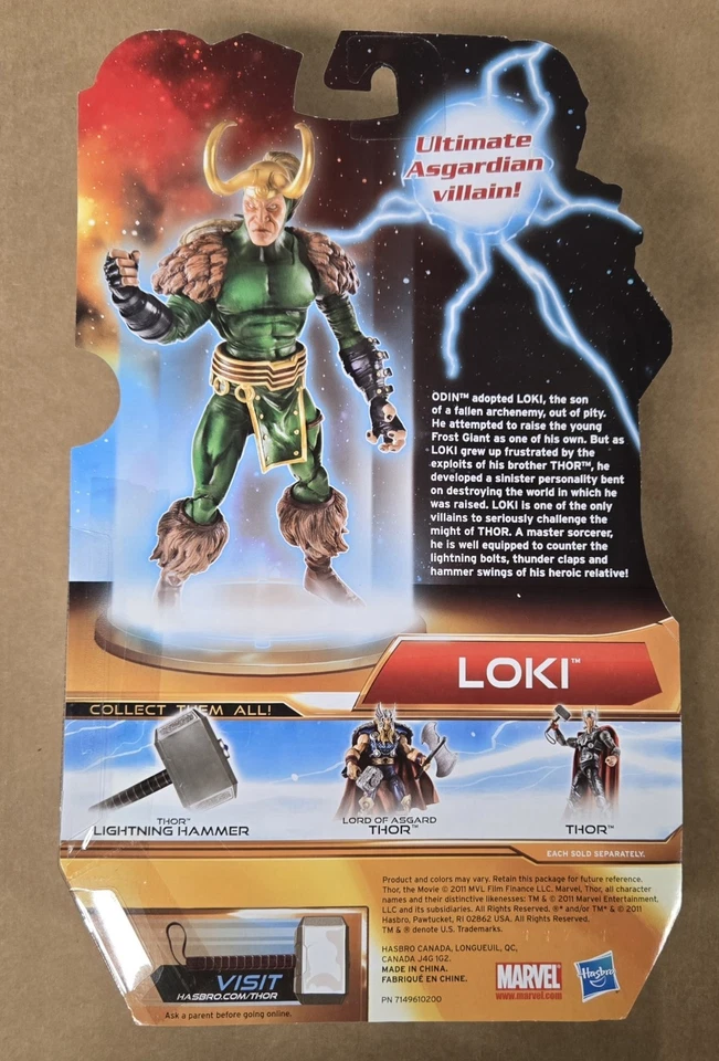 Marvel Legends • LOKI • Serie de cómics • Villano asgardiano exclusivo de Walmart Foto 2 de 2