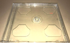 8 Clear CD Double Translucent Plastic Jewel Case Cases for 2 Disc CDs