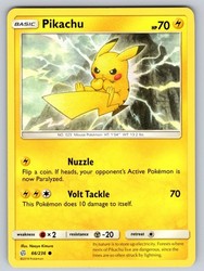 Pikachu - 66/236 - Cosmic Eclipse - Common