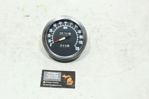 47-84 Harley FL FX Panhead Shovelhead Aftermarket 2:1 Speedometer 120 MPH