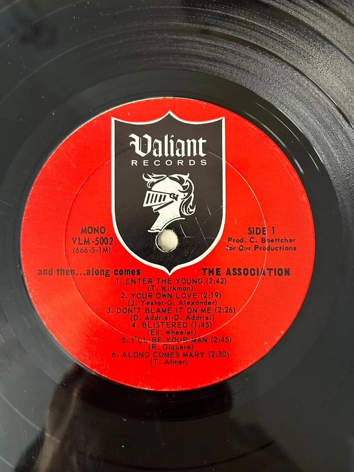 ASSOCIATION – AND THEN…ALONG COMES Valiant '66 Mono LP US Soft PSYCH GARAGE ROCK - Image 3 of 4