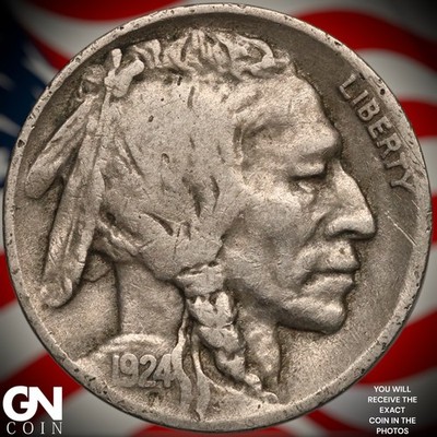 1924 D Buffalo Nickel B3310