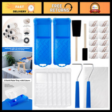 25 Pack Microfiber Paint Roller Kit - 2 Inch ...