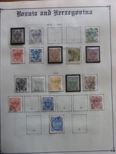 Bośnia i Hercegowina 1879 - 1918 MH i używana partia 117 znaczków