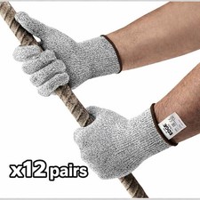 Ansell EDGE 48-700 Cut Resistant Safety Gloves Size 8 (M) 12 Pairs - Medium