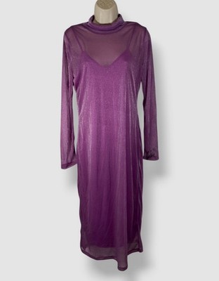 chinese dress ladies MELODY DEEP V LONG SLEEVE RUCHED MESH MIDI DRESS