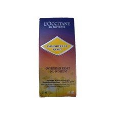 L  occitane en Provence Immortelle Overnight Reset Serum - 1oz/30 ML New in Box
