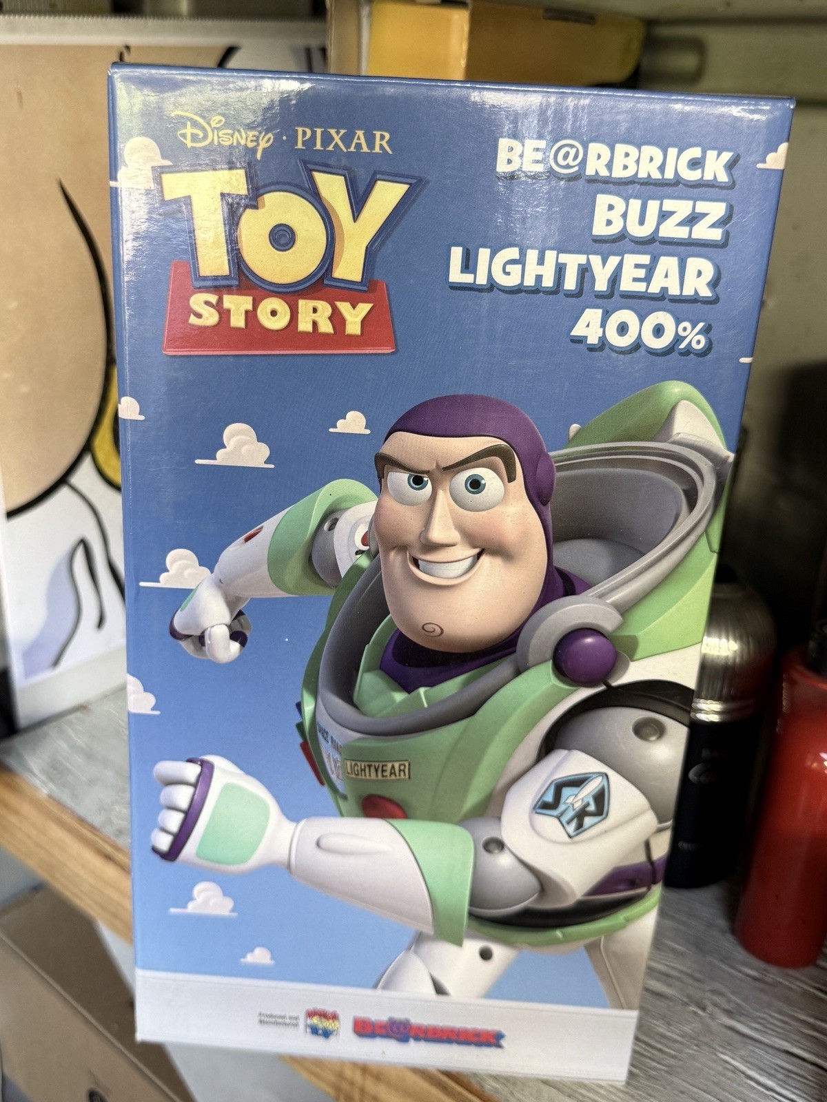 2 Medicom Bearbrick 2015 Disney Toy Story Woody + Buzz Lightyear 400% Be@rbrick