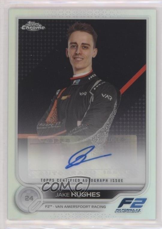 2022 Topps Chrome Formula 1 Auto Jake Hughes #CAC-JH Auto 0v2h
