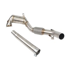 KYOSTAR 4" Exhaust Downpipe For VW Golf MK7 MK7.5 Jetta Passat A3 Q2 EA211 1.4T