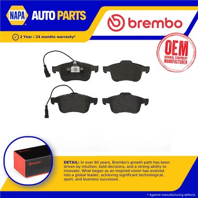 Brake Pads Set fits ALFA ROMEO 159 939 1.9 Front 05 to 11 939A6.000 Brembo New