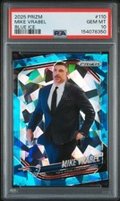 2025 PANINI PRIZM BLUE ICE #110 MIKE VRABEL 1/99 PSA 10