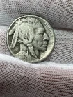 1925 D Full Date Part Horn Buffalo Nickel -  Nice Better Date US Coin!