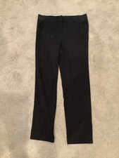NEW Genuine Armani Collezioni woman Black Dress Pants 10 EU 46 Medium Straight M
