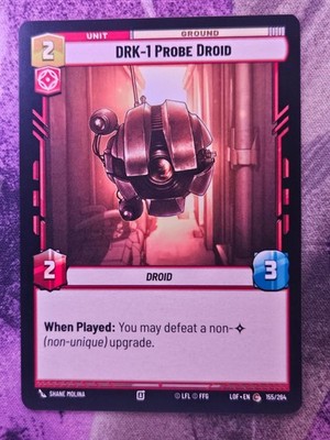 DRK-1 Probe Droid 155/264 Common Legends of the Force Star Wars Unlimited NM