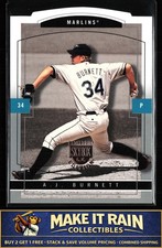 A.J. Burnett 2004 SkyBox LE #88 Florida Marlins Baseball