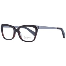 Yohji Yamamoto YO-1057994 Unisex Brown Optical Frame Acetate Rectangle Eyewears