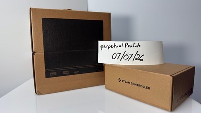 Valve Steam Machine 512GB Console + Steam Controller Black In Hand Sealed 