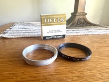 Vtg 49 M 7 Tiffen Screw-in Adapter With Retaining Ring  49mm