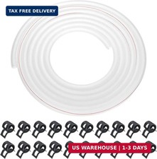 10 Feet Fuel Line Hose, 3/16 Inch 5mm ID Silicone Fuel Line with 20pcs