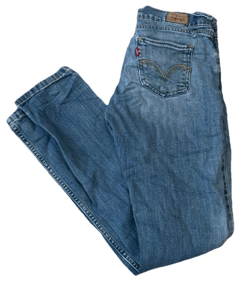 Levi Strauss 528 Curvy Cut Blue Jeans Women’s 3 Medium Straight Leg Stretch
