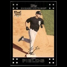 Josh Fields Rookie #292 2007 Topps Chicago White Sox Baseball Card MLB NM. rookie card picture