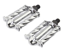 Lowrider Bicycle Show Bike Platform MINI Square Twisted Pedals 1/2" Chrome
