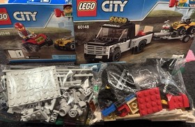 LEGO City 60148 ATV Race Team Truck Trailer Minifigure Preowned Complete Retired