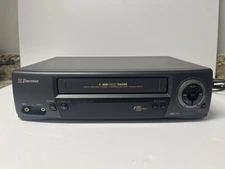 Emerson VCR VHS Video Cassette Recorder Player 4 Head EV598 Tested Works