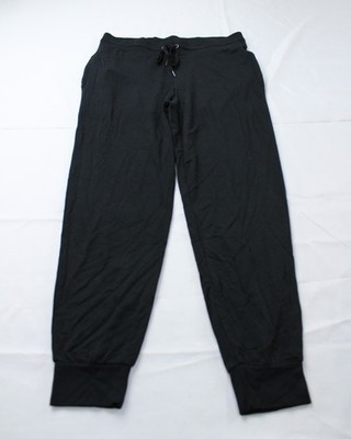 Threads 4 Thought Women's Connie Fleece Jogger Sweatpants AP2 Black Large NWT