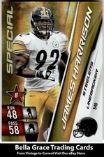 2010 Panini Adrenalyn XL James Harrison #S49 Pittsburgh Steelers Special NFL