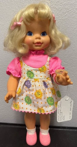 17" Mattel "Timey Tell" 1969 doll All original except panties Mute