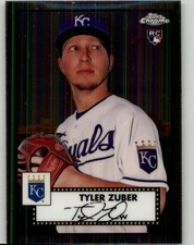 2021 Topps Chrome Platinum Anniversary Tyler Zuber Rookie #127 RC Royals