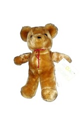 Zodiac By Eden Vtg 10" Brown Teddy Bear Plush 1986 Tag