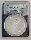 2024 1OZ AMERICAN EAGLE FS SILVER DOLLAR FS PCGS MS 70 SKU 935065.70/48988454