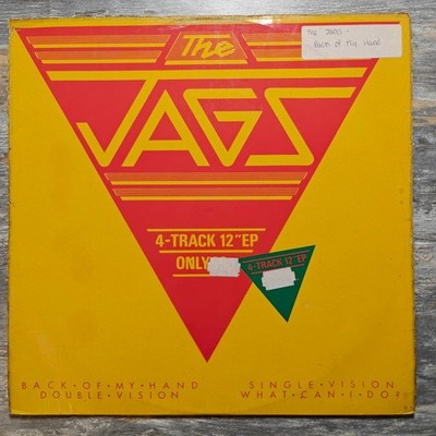   The Jags Back Of My Hand 12'' EP 1979 Island 12SWIP 6501 New Wave Power Pop