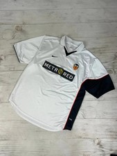 Vintage Nike Valencia 2001 2002 Home Shirt Soccer Jersey Men Size XL White